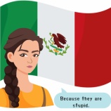 『a person from abroad(外国からやってきた人)』の画像