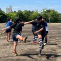 7月13日(日)  SC→社会人の方とグラウンド練習