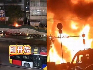 中国広州市で「貨車大爆発」…チャイナボカンあるよ！
