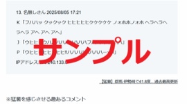 「荒らしコメント」8月分販売&「教えてモナニャン」質問募集のお知らせ