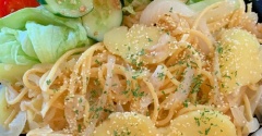 【シニアの暮らし】思いついたパスタ入り！おひとりさまレストラン。。