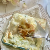 カリフラワーを全部使ってクリーミーグラタン！