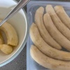 完熟バナナの冷凍と、バナナパンケーキ