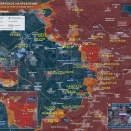スラビャンスク方面(旧セベルスク方面)1月16日の状況　ロシア軍がセベルスク西方で支配地を拡大