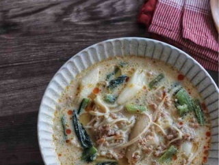 ありがとうAI／と、ミールキットを作っておくとめっちゃラク！【豆乳坦々キムチスープ】