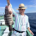 イワシの泳がせ　マハタ