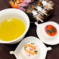 有機煎茶×ハロウィン三色団子