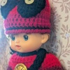 ブログ復活します＊デッドプール かぎ針編み メルちゃんの友達 あおくん