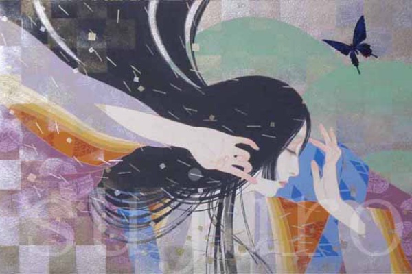 寿十郎の美人画