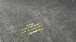 ナスカの地上絵に落書き…グリーンピースの蛮行にペルー政府激怒