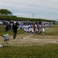 岐阜市中部学童野球の総合開会式