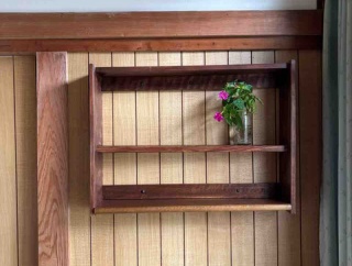 廃物利用と端材で棚を作る