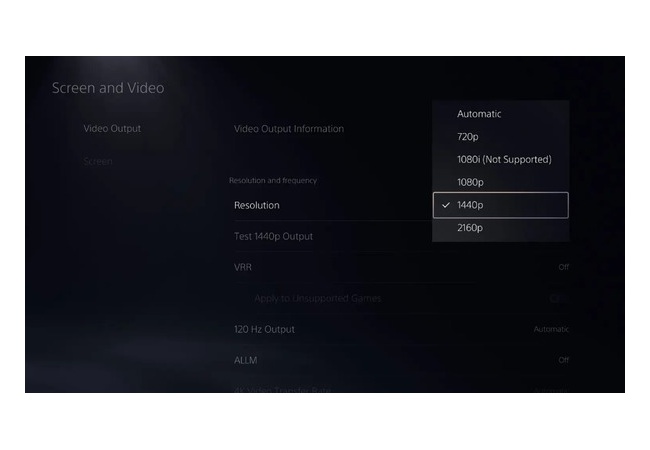 PS5、1440pついに対応、ベータ開始