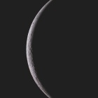『めちゃ細いお月様＆今日の太陽面 ☆彡』の画像