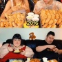 【画像】大人気大食いユーチューバーさん、8年間でとんでもない姿に変貌…((((( ；ﾟДﾟ))))