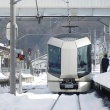 懐かしいかな　雪の会津田島駅　出発を待つ特急リバティあいづ