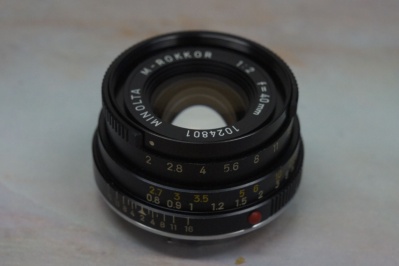 Orio様　訳ありデッドストック！中身はライカ！MINOLTA M-ROKKOR 中古】ミノルタ MINOLTA M-ROKKOR 90mm F4 Minolta M-ROKKOR