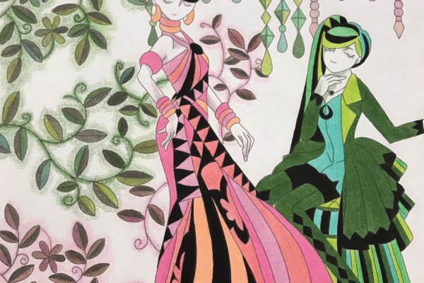 休日は色鉛筆 塗り絵