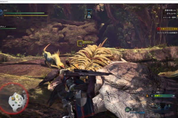 ゲームをやるぞ モンハン