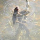 オオイタサンショウウオの交尾と産卵