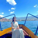『オフリド湖と旧市街』の画像