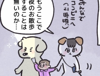 引越し前夜の最後のお散歩