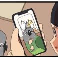 鳥さんの広報写真 うまく撮れたと思ったら……