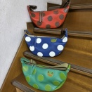 ボディバッグ水玉バージョン
