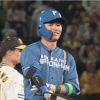 水野達稀 8回レフトへのタイムリーツーベース