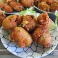 鶏のから揚げと４種の副菜