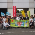 国民平和大行進　伊勢崎→桐生へ