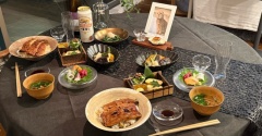 ひなちゃんと、うなぎの宴の夜ごはん