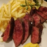 『銀座 ルフージュ「ハラミステーキ」すばらしく良い! +200円でもりもりサラダは付けるべし』の画像