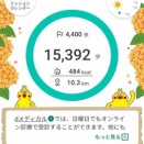 歩数！(^_^)