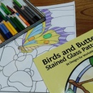 今日もステンドグラス作業お休みです