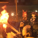 『【FF14】明けの玉座で相方と焚火を囲んで【FFXIV】』の画像