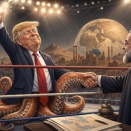 椅子を振り上げて、握手する男 ――イランとの手打ちに見るトランプ流プロレス外交