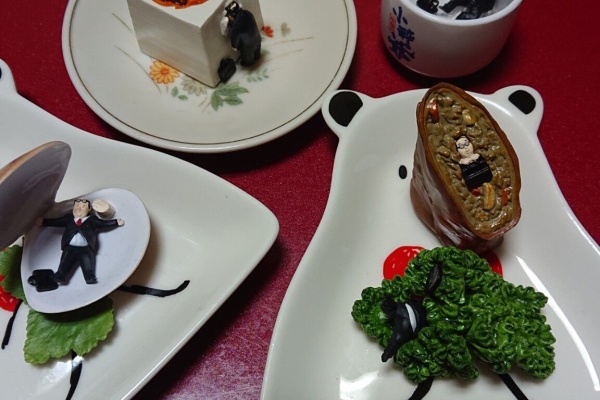 セキセイインコとのんびり生活 ガチャガチャ小さいおじさん