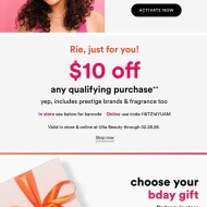 誕生月で無料でもらったもの色々