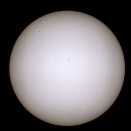今日の太陽　（2026/6/21の太陽　黒点は少ないね）