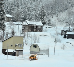 ふる里の夕景色