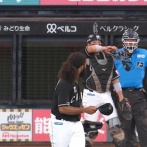 ロッテ・ジャクソン、球審敷田にブチギレ
