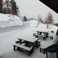一瞬の吹雪