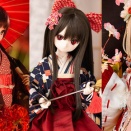 和装・巫女服ドール画像まとめ3｜幻想的な夜撮、和ロリ巫女、狐耳×和服など多ジャンル特集【DD/MDD】