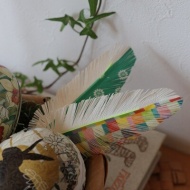 【北欧インテリア】春らしい雰囲気にまとめて！手作りウィングも上々の出来♪ミモザのあの子が新発売♪♪