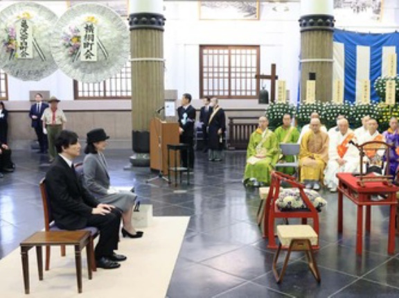 東京大空襲から81年　犠牲者10万人　慰霊法要　秋篠宮皇嗣両殿下参列