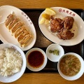 函館市梁川町9丁目 大阪王将 函館テキサス店 その5 ソース焼きそば(スープ付き)750円 たれザンギ定食(餃子付)1,280円