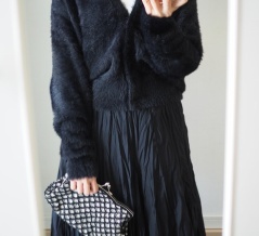 40代がときめいちゃった、あのふわふわフレアスカート。ブラックも良かった！