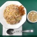 函館市人見町24 ラッキーピエロ 人見店 その13 チャーハン(スープ付き)825円