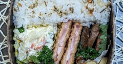 たくさん食べろー！を感じるお弁当～夫のお弁当295